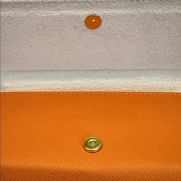 Tory Burch Burnt Orange Sunglasses Case - Picture 6 of 7